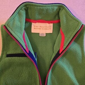 The Beaufort Bonnet Company Green Vest with Red Accents